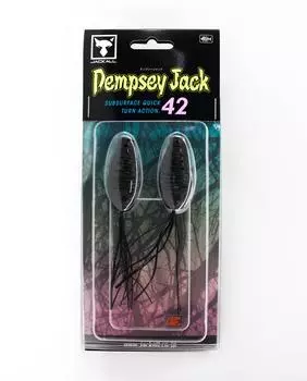 Мягкая приманка Jackall Dempsey Jack 42 мм, прямая, черная (1288)