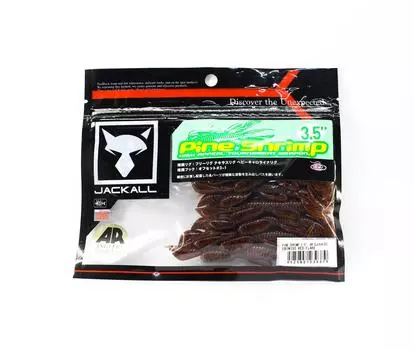 Мягкая приманка Jackall для сосновой креветки AR Custom 3,5 дюйма Ebimiso Red Flake (9379)