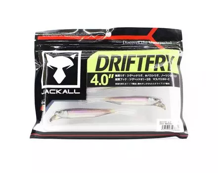 Мягкая приманка Jackall Drift Fry 4 дюйма Ghost Wakasagi (3339)
