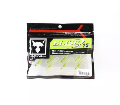 Мягкая приманка Jackall Elise 1,5 дюйма 7 шт. в упаковке Chiayu (2849)