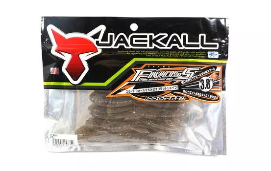 Мягкая приманка Jackall Fivoss 3,8 дюйма 5 шт. Песчаный заригани (7352)