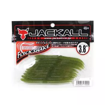 Мягкая приманка Jackall Flick Shake 3,8 дюйма Moebi Melon (9095)