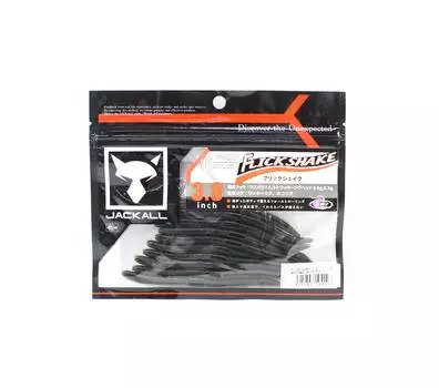 Мягкая приманка Jackall Flick Shake 3,8 дюйма, арбуз, перец (4203)