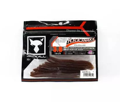 Мягкая приманка Jackall Flick Shake 3,8 дюйма Ebimiso Red Flake (4319)