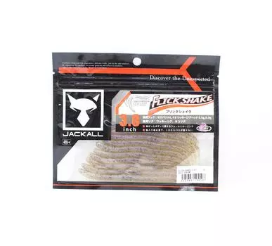 Мягкая приманка Jackall Flick Shake 3,8 дюйма Suji Shrimp (4197)