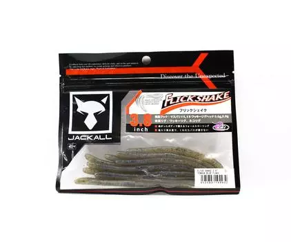 Мягкая приманка Jackall Flick Shake 3,8 дюйма Tenaga Blue Flake (4432)
