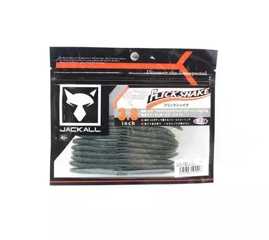 Мягкая приманка Jackall Flick Shake 3,8 дюйма, зеленый бычок-тыква (4418)