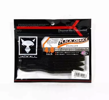 Мягкая приманка Jackall Flick Shake 4,8 дюйма с арбузным перцем (4487)