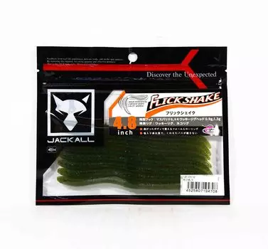 Мягкая приманка Jackall Flick Shake 4,8 дюйма Moebi Melon (4708)