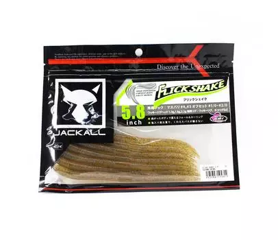 Мягкая приманка Jackall Flick Shake 5,8 дюйма Suyama Brown (4814)