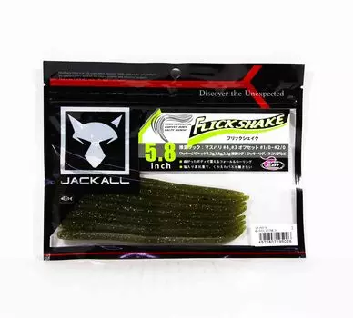 Мягкая приманка Jackall Flick Shake, 5,8 дюйма, арбуз высокой привлекательности (5026)