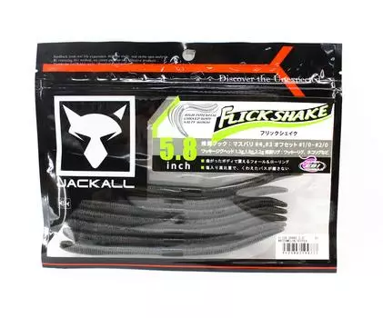 Мягкая приманка Jackall Flick Shake 5,8 дюйма, арбуз, перец (4777)