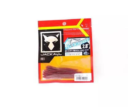 Мягкая приманка Jackall Flick Shake Worm 2,8 дюйма Tsuchi Mimizu (0580)