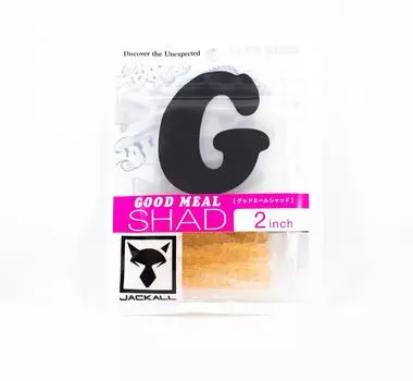 Мягкая приманка Jackall Good Meal Shad 2 дюйма Glow Crash Clear Krill (7505)