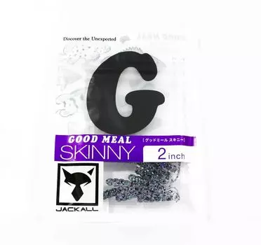 Мягкая приманка Jackall Good Meal Skinny 2 дюйма Goodmeal Cristal (8188)