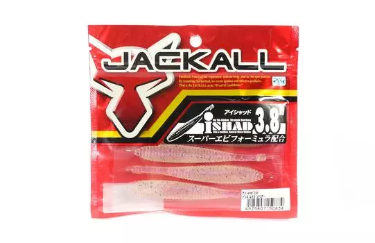 Мягкая приманка Jackall I Shad 3,8 дюйма с призмой Fry Clear (0834)