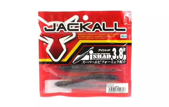 Мягкая приманка Jackall I Shad 3,8 дюйма Bluegill Pearl White (0827)