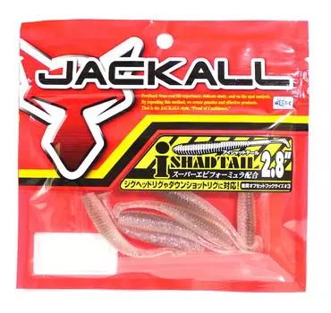 Мягкая приманка Jackall I Shad Tail 2,8 дюйма, прозрачная Wakasagi (8357)