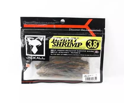 Мягкая приманка Jackall Jimmy Shrimp 3,8 дюйма Spawn Gill (7854)