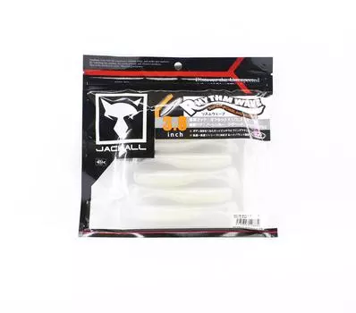 Мягкая приманка Jackall Rhythm Wave 3,8 дюйма, сексуальный альбинос (8680)