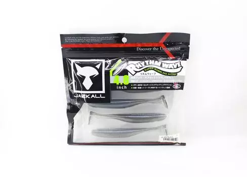 Мягкая приманка Jackall Rhythm Wave 4,8 дюйма NH Smoke Wakasagi (9543)