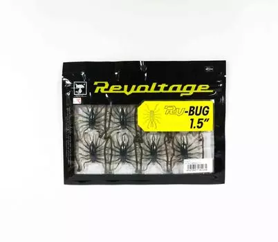 Мягкая приманка Jackall RV Bug 1,5 дюйма темно-зеленая тыквенно-синяя чешуйка (0084)