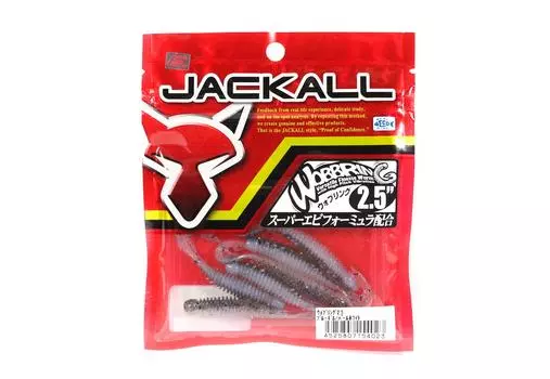 Мягкая приманка Jackall с виляющим хвостом Grub Tail 2,5 дюйма Bluegill Pearl (4023)