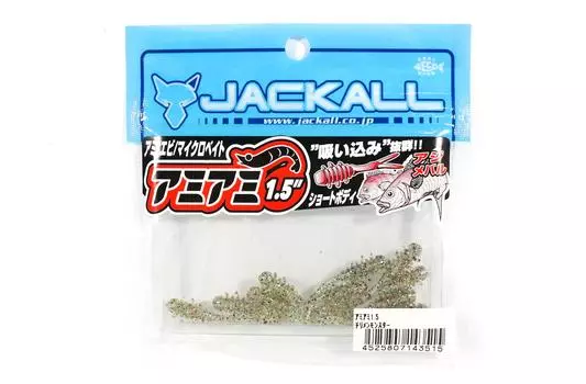Мягкая приманка Jackall SW Light Game Amamiami 1,5 дюйма Chirimen Monster (3515)