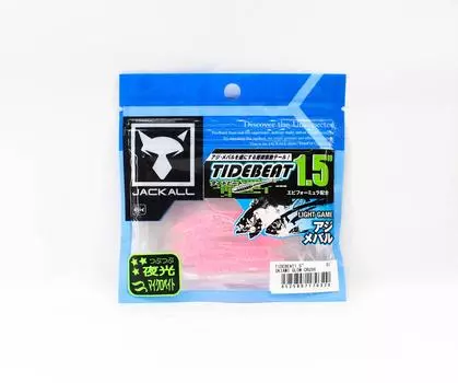 Мягкая приманка Jackall Tide Beat 1,5 дюйма Okiami Glow Crush (0320)