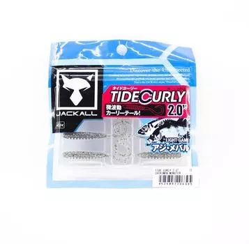 Мягкая приманка Jackall Tide Curly 2 дюйма Chirimen Monster (6395)