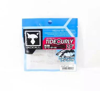 Мягкая приманка Jackall Tide Curly 2 дюйма, красочная сабики (4793)