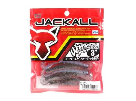 Мягкая приманка Jackall, вибрирующая с хвостом личинки, 3 дюйма Bluegill Pearl (4047)