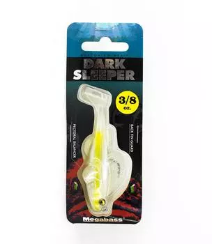 Мягкая приманка Megabass Dark Sleeper 3 дюйма, 3/8 унции Shirauo (1937 год)