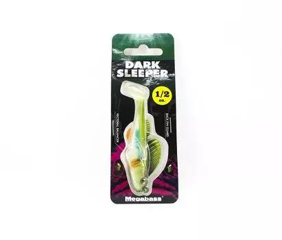 Мягкая приманка Megabass Dark Sleeper 3 дюйма, 1/2 унции Hanahaze (7237)
