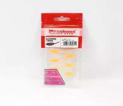 Мягкая приманка Megabass Dr Choro 1,5 дюйма матовая оранжево-золотая F (9624)