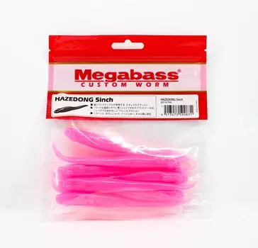 Мягкая приманка Megabass Hazedong 5 дюймов, розовая (0831)