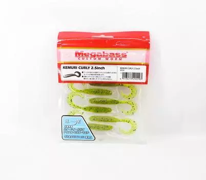 Мягкая приманка Megabass Kemuri Curly 2,5 дюйма Moebi (0293)