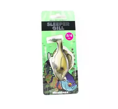 Мягкая приманка Megabass Sleeper Gill 3,2 дюйма, коричневая на 3/4 унции (8851)