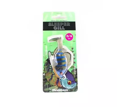 Мягкая приманка Megabass Sleeper Gill 3,2 дюйма, 3/4 унции, черная Gill (8813)