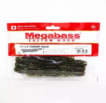 Мягкая приманка Megabass в бутылке с креветками 4 дюйма Kasumi Green F (8652)