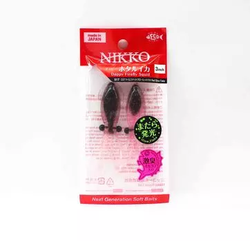 Мягкая приманка Nikko Dappy Firefly Squid с ароматом кальмара, 3 дюйма, 2 шт. в упаковке, C07 (5171)