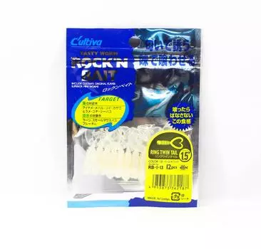 Мягкая приманка Owner RB-1 Ring Twin Tail 12 шт. 1,5 дюйма 13 (2187)