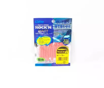 Мягкая приманка Owner RB-2 с кольцами Kick Tail, 12 штук, 2 дюйма 14 (2316)