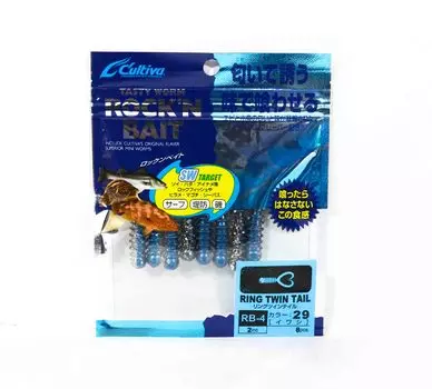 Мягкая приманка Owner RB-4, кольца с двойным хвостом, 8 шт., 2 дюйма 29 (9188)