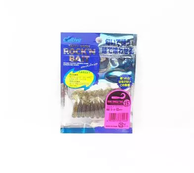 Мягкая приманка Owner Soft Lure RB-3, кольцо, одиночная личинка, 12 штук, 1,5 дюйма 17 (2460)