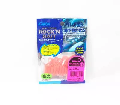 Мягкая приманка Owner Soft Lure RB-3, кольцо, одиночная личинка, 12 штук, 1,5 дюйма 14 (2439)