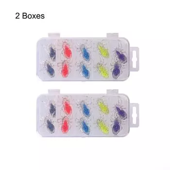 Мягкая приманка Perch Spider со светоотражающими блестками TPR Zander