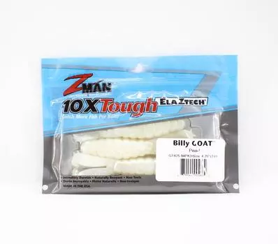 Мягкая приманка Zman Billy Goat 4,25 дюйма, 3 шт. в упаковке с жемчугом (4660)