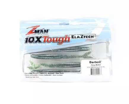 Мягкая приманка Zman DarterZ 6 дюймов, 5 шт. в упаковке, сексуальная кефаль (4073)