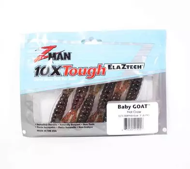 Мягкая приманка Zman для козочки 3 дюйма, 6 шт. в упаковке, горячий зоб (4257)